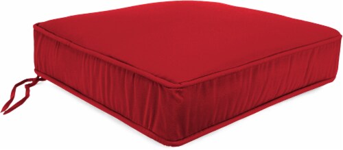 Jordan Manufacturing Deep Seat Chair Cushion - Veranda Red Perspective: front
