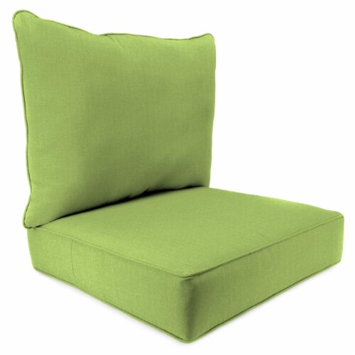 Jordan Manufacturing Deep Seat Pillow Back Set - Husk Texture Leaf Perspective: front