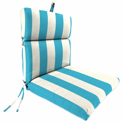 Jordan Manufacturing 9502PK1 2781D Outdoor French Edge Dining Chair Cushion Oasis Nutmeg 1 Harris Teeter