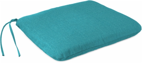 Jordan Manufacturing Seat Cushion - Husk Texture Lagoon Perspective: front