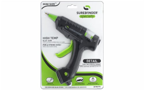 Surebonder Glue Gun Mini High Temp Detail 20 watt Perspective: front