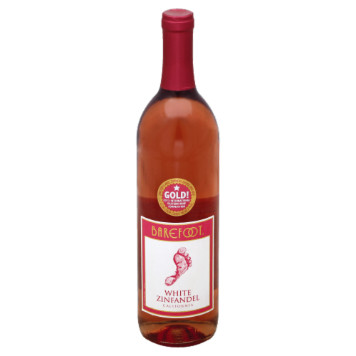 Barefoot Cellars California White Zinfandel Wine Perspective: front