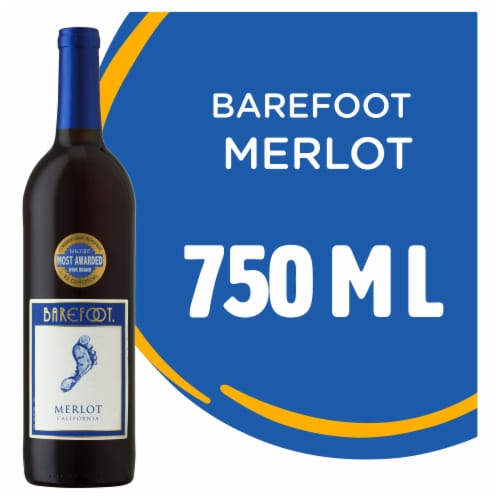 Barefoot Cellars Merlot Red Wine 750ml Perspective: front