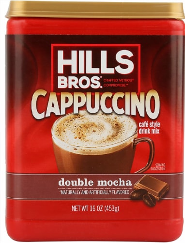 Hills Bros.® Double Mocha Cappuccino Drink Mix Perspective: front