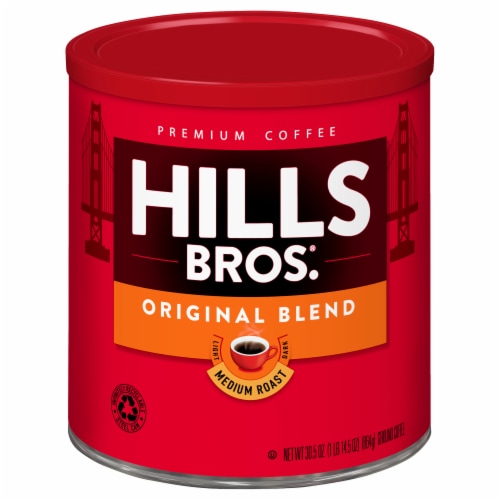Hills Bros.® Original Blend Medium Roast Ground Coffee Perspective: front