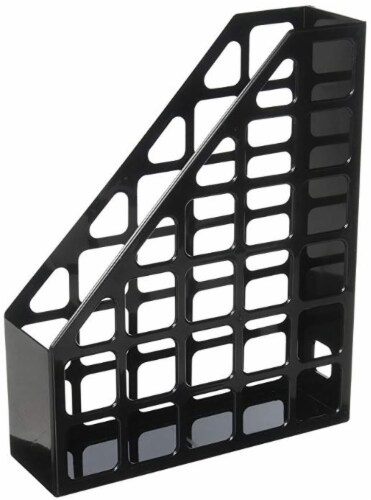 Rubbermaid Magazine File - Black Perspective: front