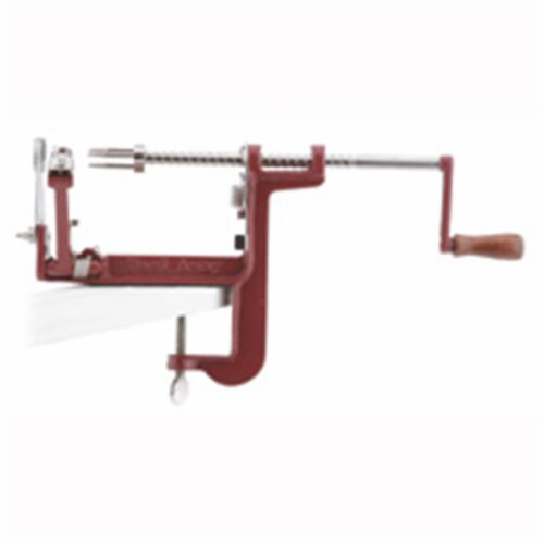 Back To Basics A501 Peel Away Apple Peeler (Casr Iron Clamp Base) Perspective: front