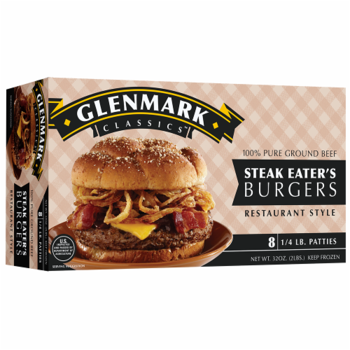 Glenmark Classics™ Steak Eater's Burgers Perspective: front