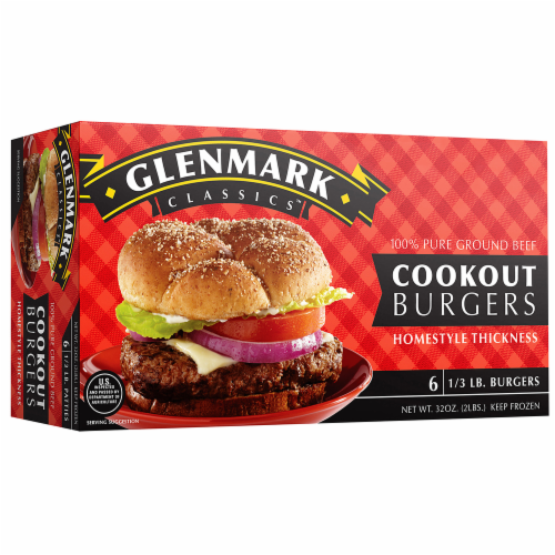 Glenmark Classic™Cookout Burgers Perspective: front