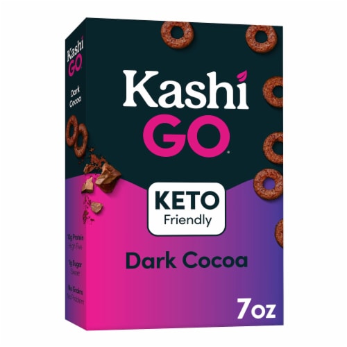 Kashi GO Breakfast Cereal Dark Cocoa Perspective: front