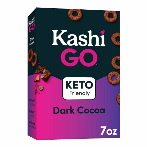 Kashi GO Breakfast Cereal Dark Cocoa Perspective: front