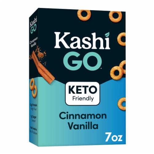 Kashi GO Breakfast Cereal Cinnamon Vanilla Perspective: front