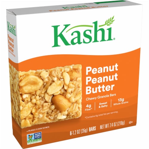 Kashi Peanut Peanut Butter Chewy Granola Bars Perspective: front