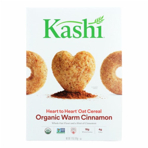 Kashi Heart to Heart Warm Cinnamon Organic Cereal Perspective: front