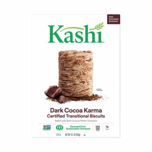 Kashi Dark Cocoa Karma Breakfast Cereal Perspective: front