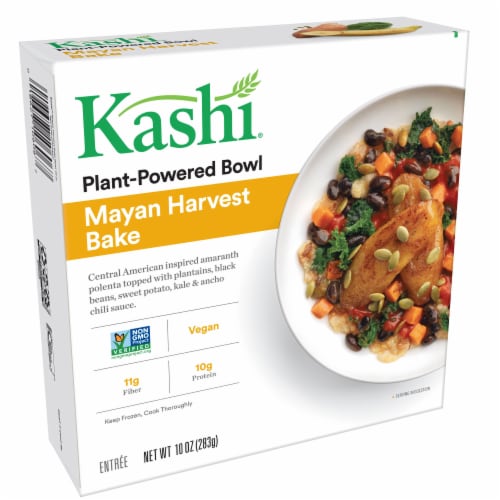 Kashi Amaranth Polenta Plantain Bowl Frozen Meal Perspective: front
