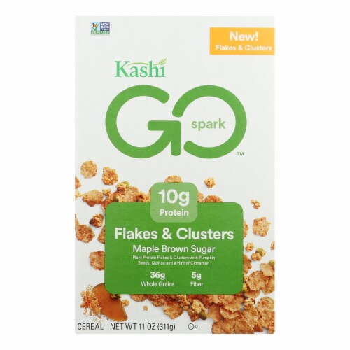 Kashi Go Spark Maple Brown Sugar Flakes & Clusters Cereal Perspective: front