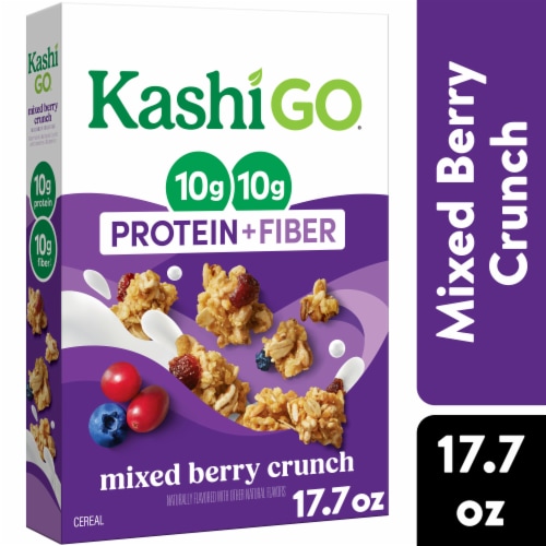 Kashi GO Mixed Berry Crunch Protein Cereal Perspective: front