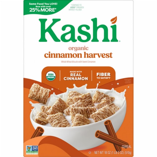 Kashi Cinnamon Harvest Cereal Perspective: front