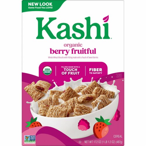 Kashi Berry Fruitful Cereal Perspective: front