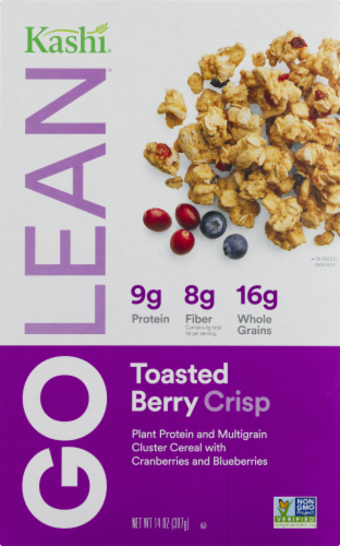 Kashi Go Lean Crisp! Toasted Berry Crumbles Cereal Perspective: front