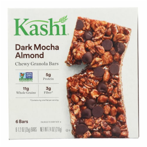 Kashi Dark Mocha Almond Chewy Granola Bars Perspective: front