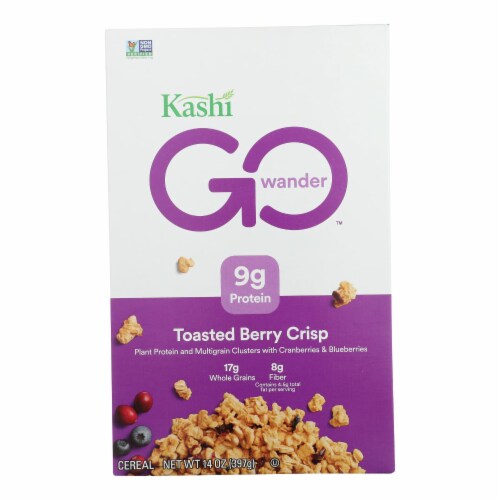 Kashi GO Lean Toasted Berry Crisp Protein Cereal Perspective: front