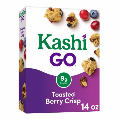 Kashi GO Toasted Berry Crisp Protein Cereal Perspective: front