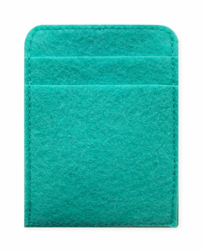 IG Design Card Holder - Teal Perspective: front