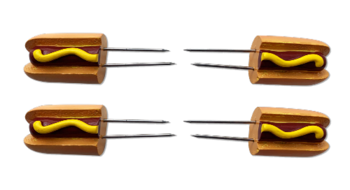 IG Design Hotdog Corn Cob Holders Perspective: front