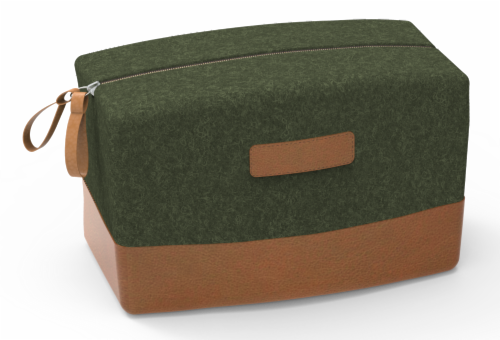 IG Design Travel Bag - Green/Brown Perspective: front
