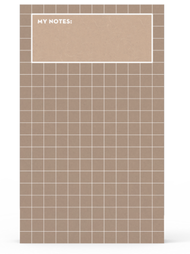 Ig Design Sticky Note Pad Brown White 1 Ct Dillons Food Stores