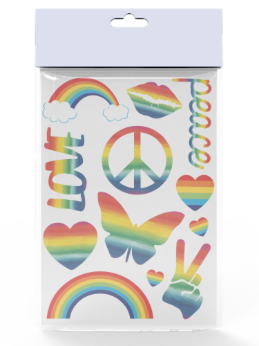 IG Design Pride Temporary Tattoo Set Perspective: front
