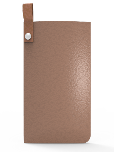 IG Design Glasses Case - Taupe Perspective: front