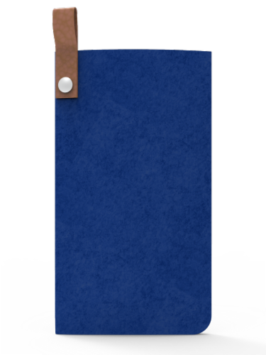 IG Design Felt Glasses Case - Navy Perspective: front