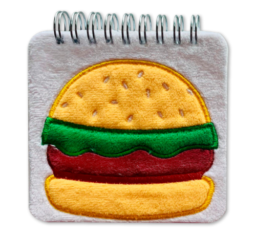 IG Design Burger Notebook Perspective: front