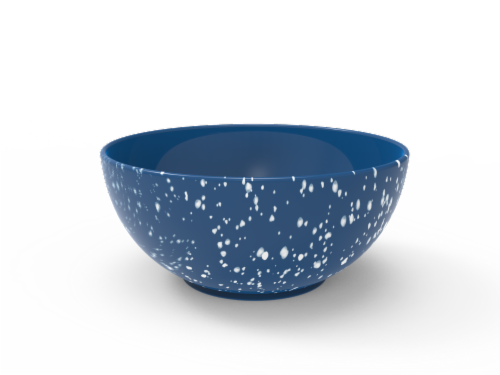 IG Design Melamine Bowl - Blue Perspective: front