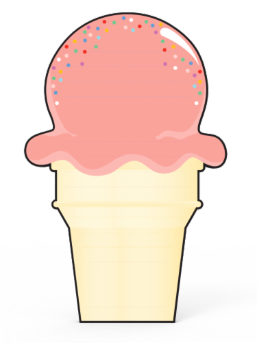 IG Design Ice Cream List Pad Perspective: front