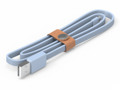 IG Design USB Charging Cable - Slate Perspective: front