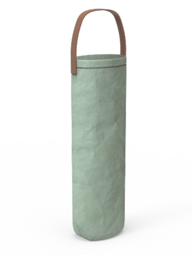 IG Design Kraft Wine Bag - Mint Washed Perspective: front