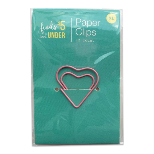 IG Design Paper Clips - Hearts Perspective: front
