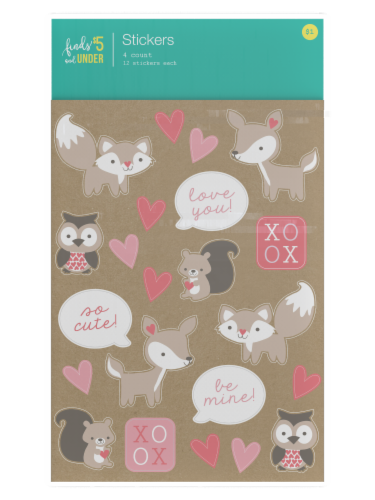 IG Design Sticker Sheets - Animals Perspective: front