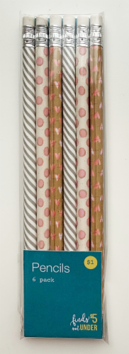 IG Design Wooden Pencils - Hearts Perspective: front