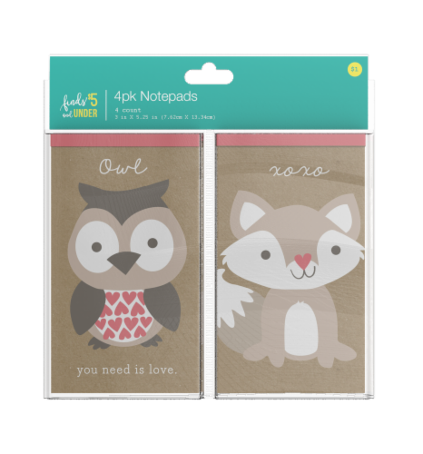 IG Design Animal Notepads Perspective: front