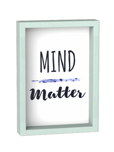 IG Design Mind Over Matter Mini Decor Box - White Perspective: front