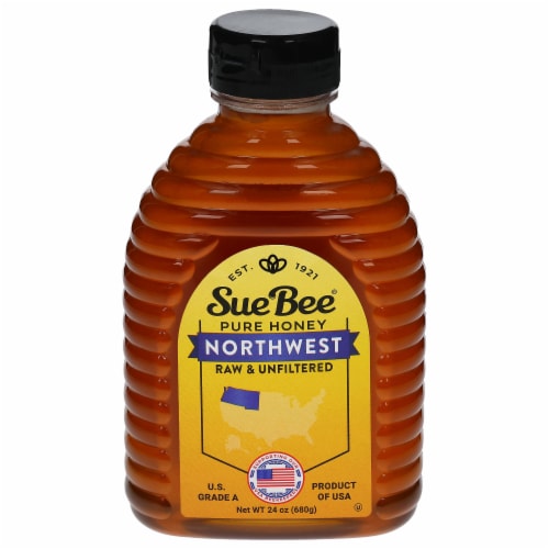 Sue Bee® Northwest Unfiltered & Raw Pure Honey Perspective: front