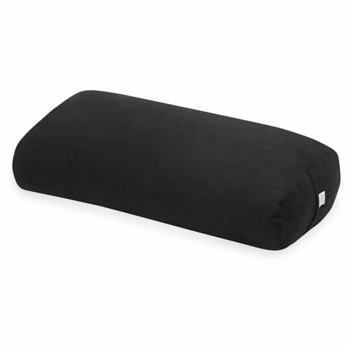 Gaiam Yoga Bolster Rectangular Meditation Floor Cushion Support Pillow,  Black, 1 Piece - Pick 'n Save