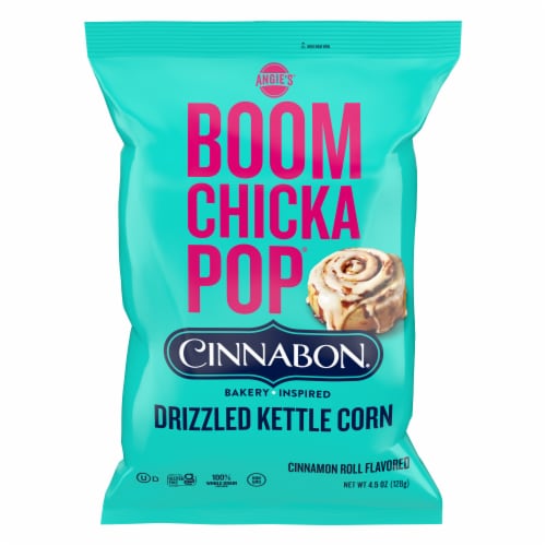 Angie's Boom Chicka Pop Cinnabon Drizzled Kettle Corn Perspective: front