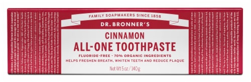 Dr. Bronners All-One Organic Cinnamon Toothpaste Perspective: front