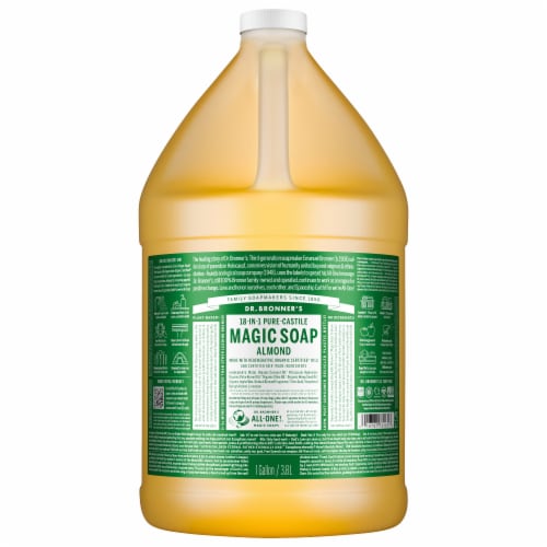 Dr. Bronners Almond Castile Liquid Soap Perspective: front